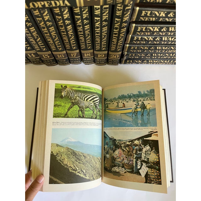 1975 Complete Funk & Wagnalls "New Encyclopedia" 27 Volume Set For Sale - Image 11 of 12