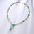 Metal Nina Zhou Serenity Aquamarine Turquoise Diamond Statement Necklace in 14k Yellow Gold For Sale - Image 7 of 11