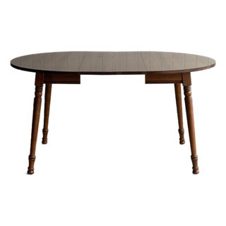 Vintage Mid Century Maple Dining Table by Tell City Chair Company For Sale