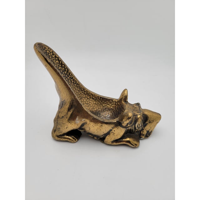 Vintage Brass Scottish Terrier Pipe Holder Stand For Sale - Image 4 of 8