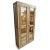 Beautiful salvaged pine wood cabinet with glass panel doors for display. Each cabinet will have natural variations and...