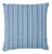Schumacher Tarnby Stripe 22" Pillow in Sky For Sale