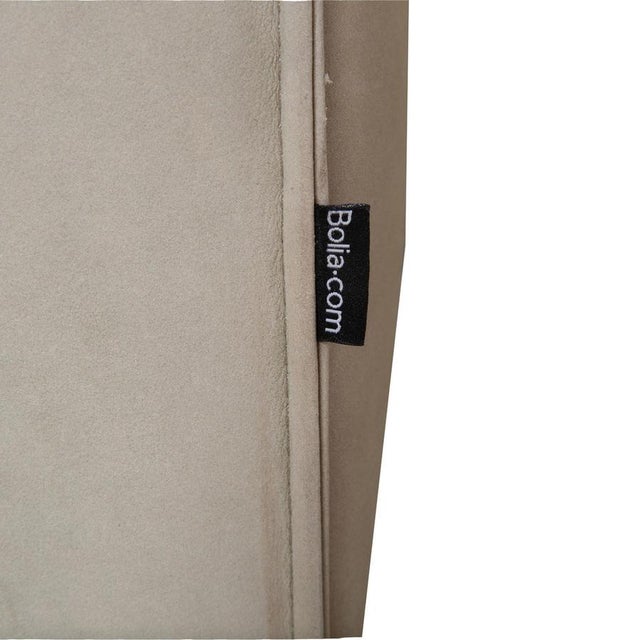 Gray Grey Sand Leather Cosima Four-Seater Sofa from Bolia For Sale - Image 8 of 11