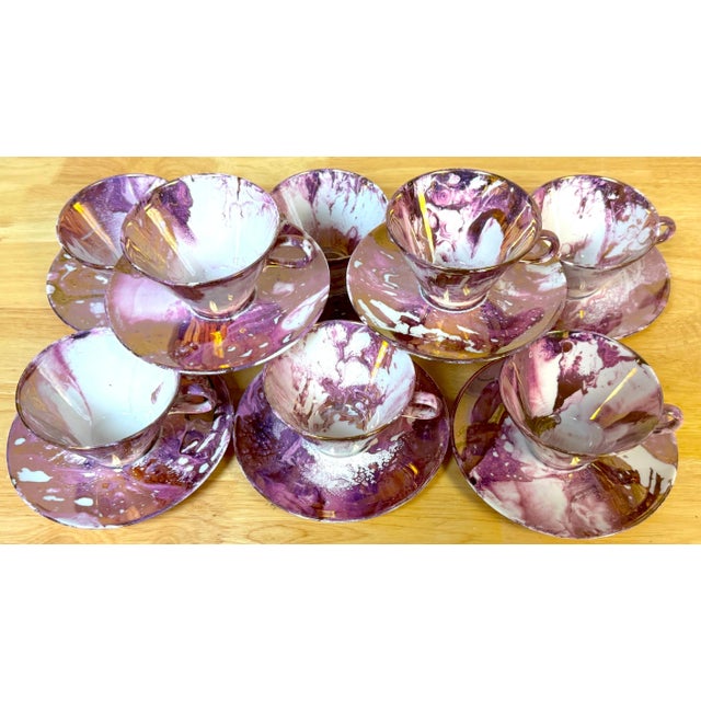 Sascha Brastoff 'Surf Ballet-Pink' for Jill Stevens Miami Beach, Service For 8 Designed by Sascha Brastoff (1917–1993),...