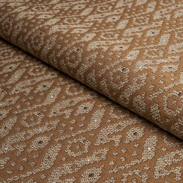 Contemporary SAMPLE - Schumacher Tazzie Performance Fabric In Gold For Sale - Image 3 of 3