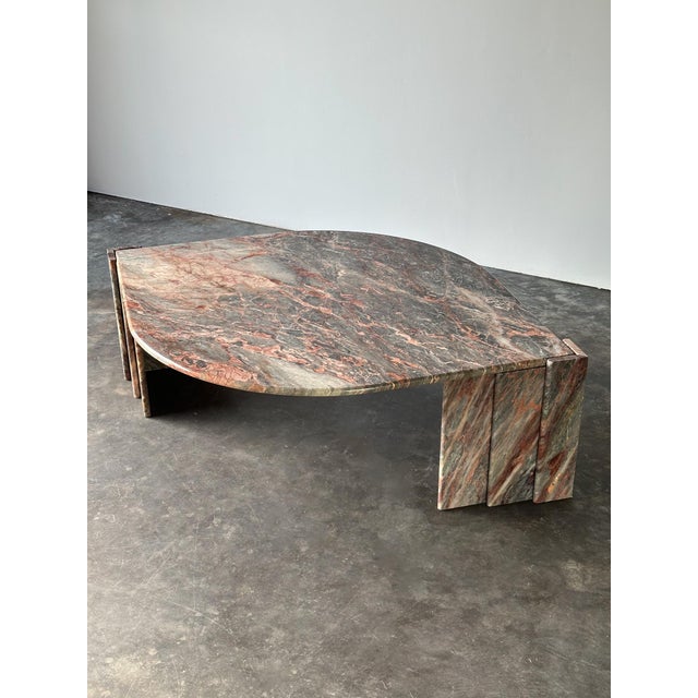 Fior Di Pesco Marble Sculptural Coffee Table, Italy, 1980s For Sale - Image 11 of 18