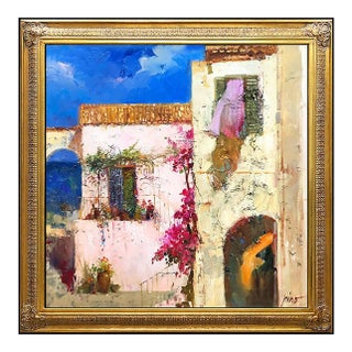 Late 20th Century The Seaside Balcony, Pino Daeni For Sale