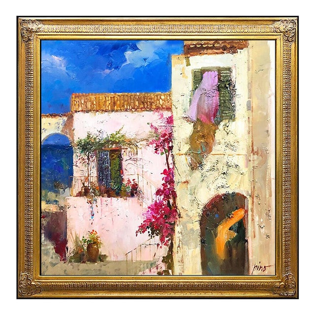 Late 20th Century The Seaside Balcony, Pino Daeni For Sale
