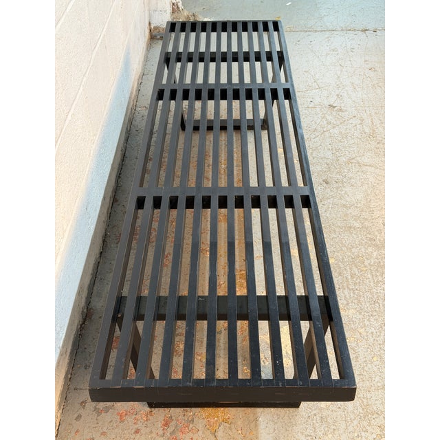 Mid-Century Modern Attributed to George Nelson for Herman Miller Platform Bench For Sale - Image 10 of 11