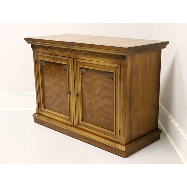 Neoclassical Mid 20th Century Pecan Neoclassical Style Slide Top Server For Sale - Image 3 of 13