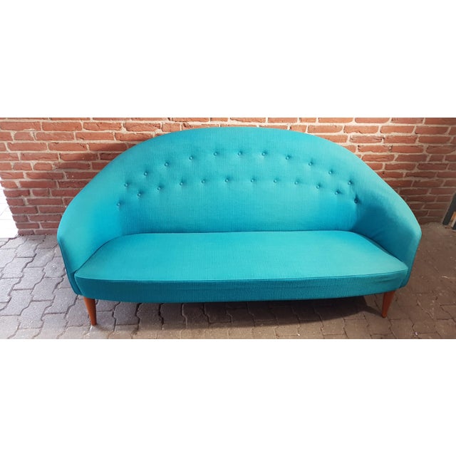 Mid-Century Modern Paradiset Sofa by Kerstin Hörlin Holmquist for Nordiska Kompaniet, 1958 For Sale - Image 3 of 16