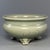 Chinese Longquan Celadon Tripod Censer, Carved Floral Pattern, Collectible For Sale - Image 4 of 7