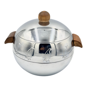 Vintage West Bend Aluminum Co. West Bend Penguin Hot & Cold Server / Ice Bucket