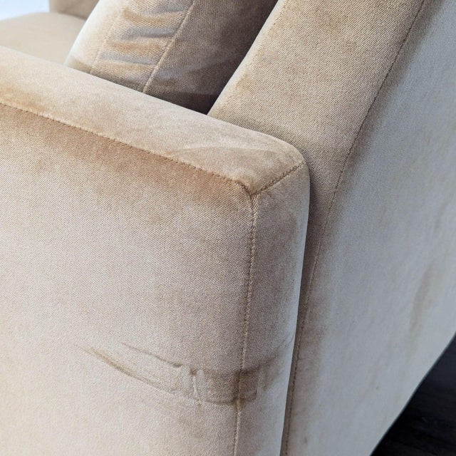 Room and Board Wynton Modern Tan Recliner Lounge Chair For Sale - Image 11 of 11