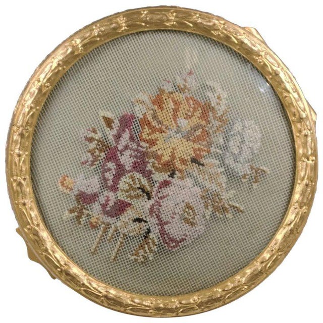 Metal Gilt Petit Point Box For Sale - Image 7 of 7