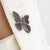 Boho Chic 10Ct Multi Gem & Diamond Butterfly Statement Brooch Pin Pendant in 925 Silver For Sale - Image 10 of 15