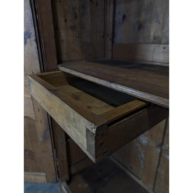 Vintage Norman-Style Wardrobe in Pine For Sale - Image 9 of 11