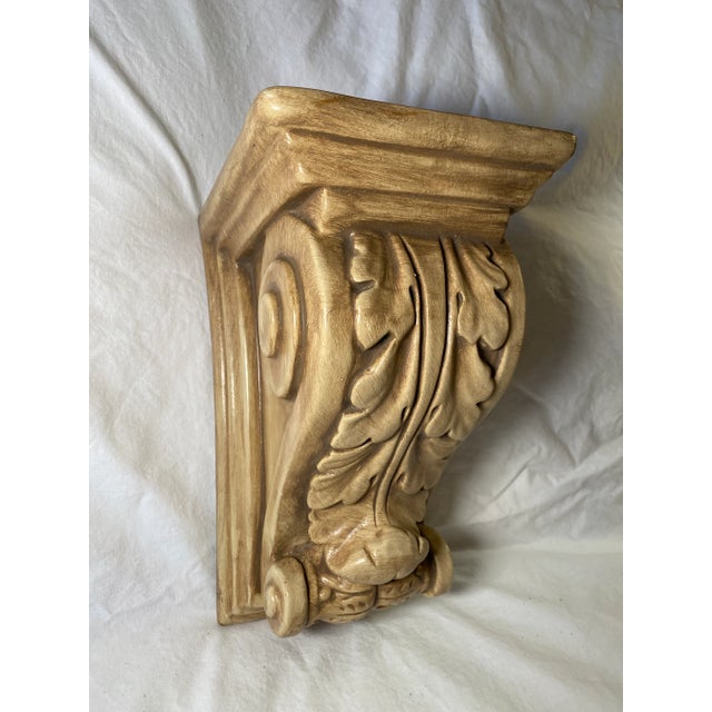 Wood Beige Wall Sconce For Sale - Image 7 of 8