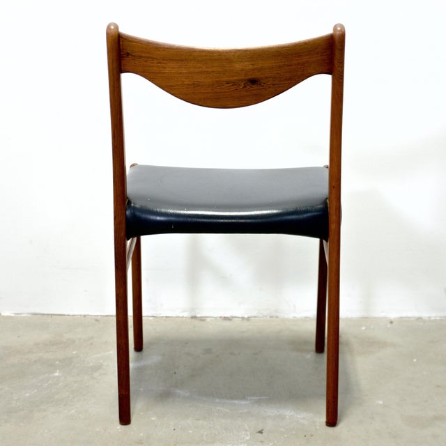 Glyngøre Stolefabrik Set of 4 Rosewood Model No. Gs60 Dining Chairs Designed by Arne Wahl Iversen For Sale - Image 14 of 14