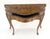 Italian One Drawer Thick Burl Olive Wood Veneers Patches Console Table MINT For Sale - Image 17 of 18