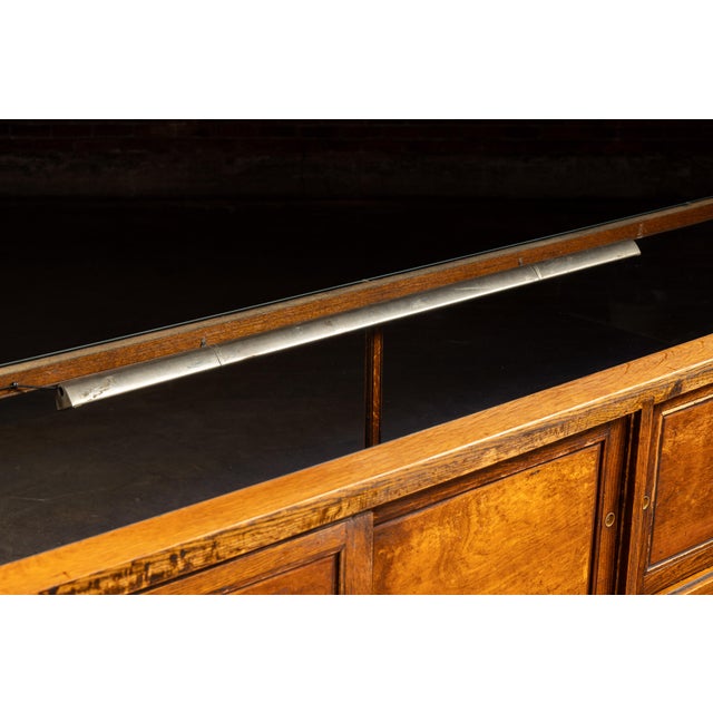 Antique Quartersawn Oak "Peerless" Display Case by Jac. Lederer For Sale - Image 15 of 18