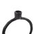 Single Circle Arman Aluminum Candlestick in Black For Sale In Chicago - Image 6 of 11