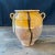 Antique Country French Confit Pot with double handles and classic mustard yellow glaze. Used originally to preserve...
