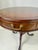 Late 20th Century Century Furniture Traditional Burl Wood and Mahogany Pedestal Drum Table For Sale - Image 12 of 15