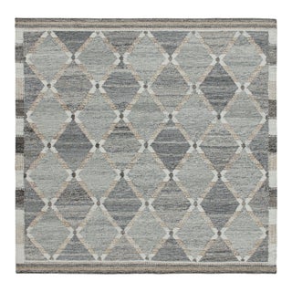 Rug & Kilim’s Custom Scandinavian Outdoor Rug With Geometric Pattern - 14'x20' For Sale