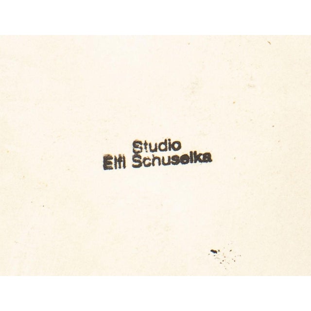 Elfi Schuselka Mixed Media Collages on Paper, 2 For Sale - Image 4 of 4