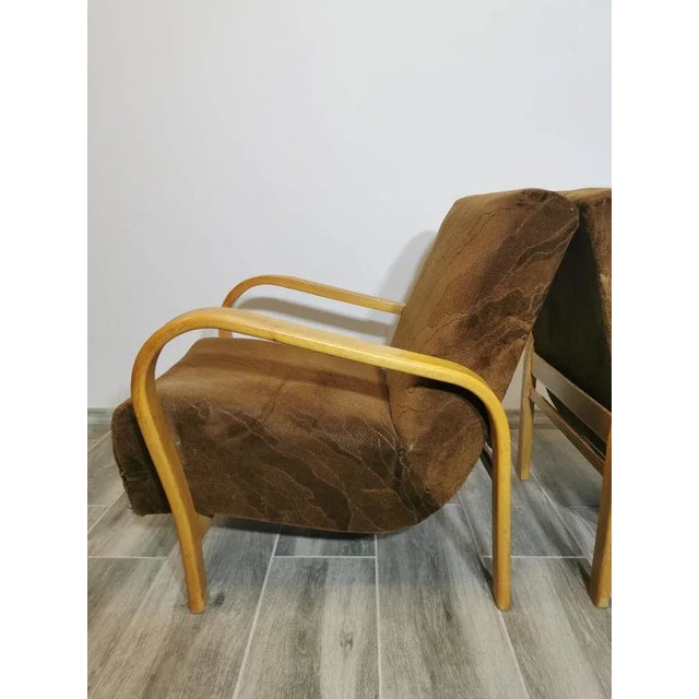 Set of Armchairs by K. Kozelka & A. Kropacek For Sale - Image 4 of 18
