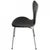 Seven Chairs in Patinated Black Anilin Leather by Arne Jacobsen, 2000s, Set of 4 For Sale - Image 15 of 18