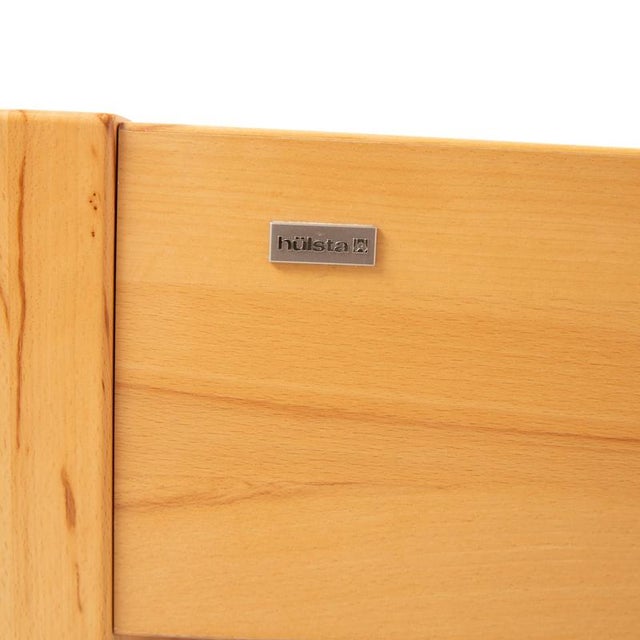 Flavo Bed with Bedside Tables in Brown and Black Wood from Hülsta For Sale - Image 11 of 16