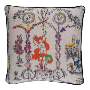 Schumacher x Richard Saja La Liberté Americaine 18" Pillow In Multiverse