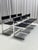 Brutalist Chrome and Leather Chairs from Sigma Furniture, Belgium, 1960s, Set of 6 For Sale - Image 12 of 12