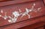 Asian Rosewood Secretary Desk With Mother-of-Pearl Inlay, Bird & Blossom Motif, Slant Front Writing Desk For Sale - Image 13 of 18