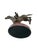 Late 20th Century Jockey on Horse Sculpture Vintage Metal Rider Equestrian Figurine on Wooden Base For Sale - Image 9 of 9