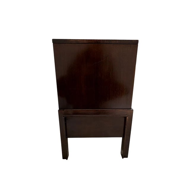 Brown 1960s Mid-Century Modern Fluted Nine-Drawer Dresser For Sale - Image 8 of 13
