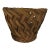 Mid-20th Century Boho Coastal Chic Loop Weave Pencil Reed Basket For Sale