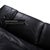 Alanda Leather Two-Seater Black Sofa Manual Function by Paolo Piva for B&B Italia C&B Italia For Sale - Image 9 of 15