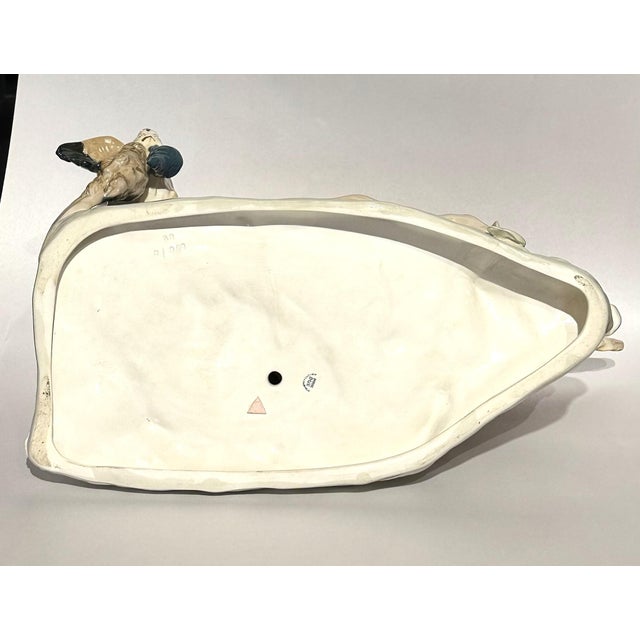 Mid 20th Century Large Mid 20th Century Royal Dux Porcelain Hunting Dog With Pheasant. For Sale - Image 5 of 8