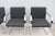 Ludwig Mies Van Der Rohe Brno Flat Bar Chairs in Gray Wool by Gordon - Set of 4 For Sale - Image 13 of 18