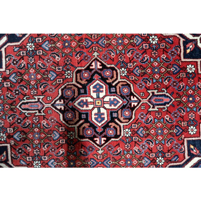 1940s, Vintage Persian Hamadan Rug 4' X 5' For Sale - Image 10 of 12