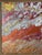 1970s Three Shades of Gold Abstract Modern Acrylic on Canvas Painting Signed For Sale In Miami - Image 6 of 7