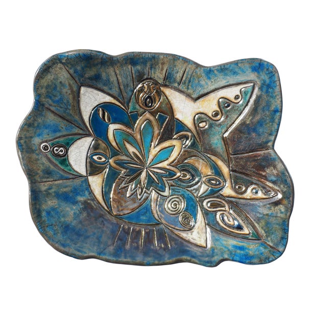 Positive Thinking Raku Ceramic Sculptural Centerpiece, 2025 For Sale - Image 12 of 12