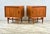 Mid-Century Modern 1950s Pair of Teak Tambour Door Nightstands by Sven Madsen for Falster For Sale - Image 3 of 10