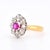 Belle Époque Ruby and Diamond Ring, 1890s-1910s For Sale - Image 11 of 13