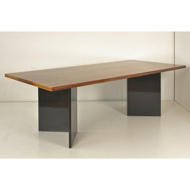 Large Dining Table in Walnut, Germany, 1980s For Sale - Image 16 of 16