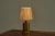 Art Deco Table Lamp in Patinated Brass with Raffia Shade, 1940s For Sale - Image 10 of 13