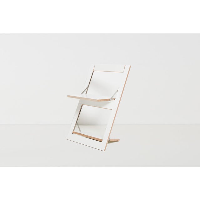 Fläpps Folding Chair in White from Ambivalenz For Sale - Image 4 of 4